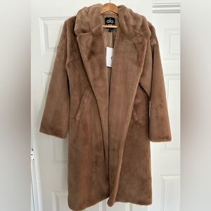 ALO Yoga Oversized Faux Fur Trench
